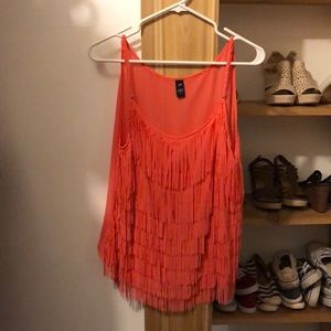 Sleeveless top with Fringe